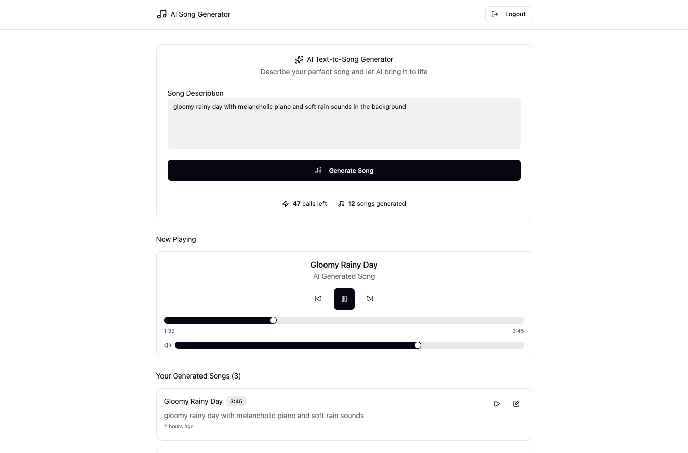 AI Music Generation Platform